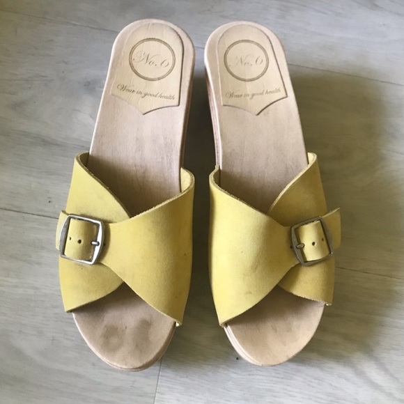 No.6 store abuela clog in citrine size 40 - Picture 2 of 9
